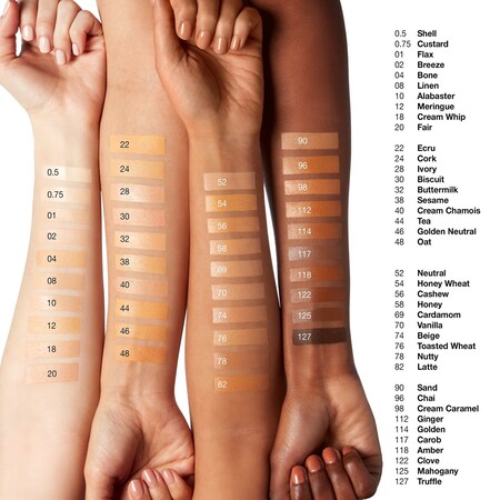 Clinique Beyond Perfecting Foundation Color Chart