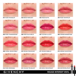 givenchy rouge interdit vinyl noir revelateur