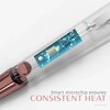 T3 SinglePass Luxe 1” Ionic Straightening & Styling Flat Iron (White/Rose Gold) Image 5