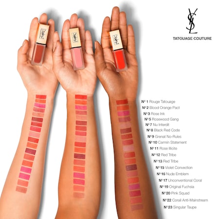 Encre à Lèvres Liquide Mate Tatouage Couture Yves Saint
