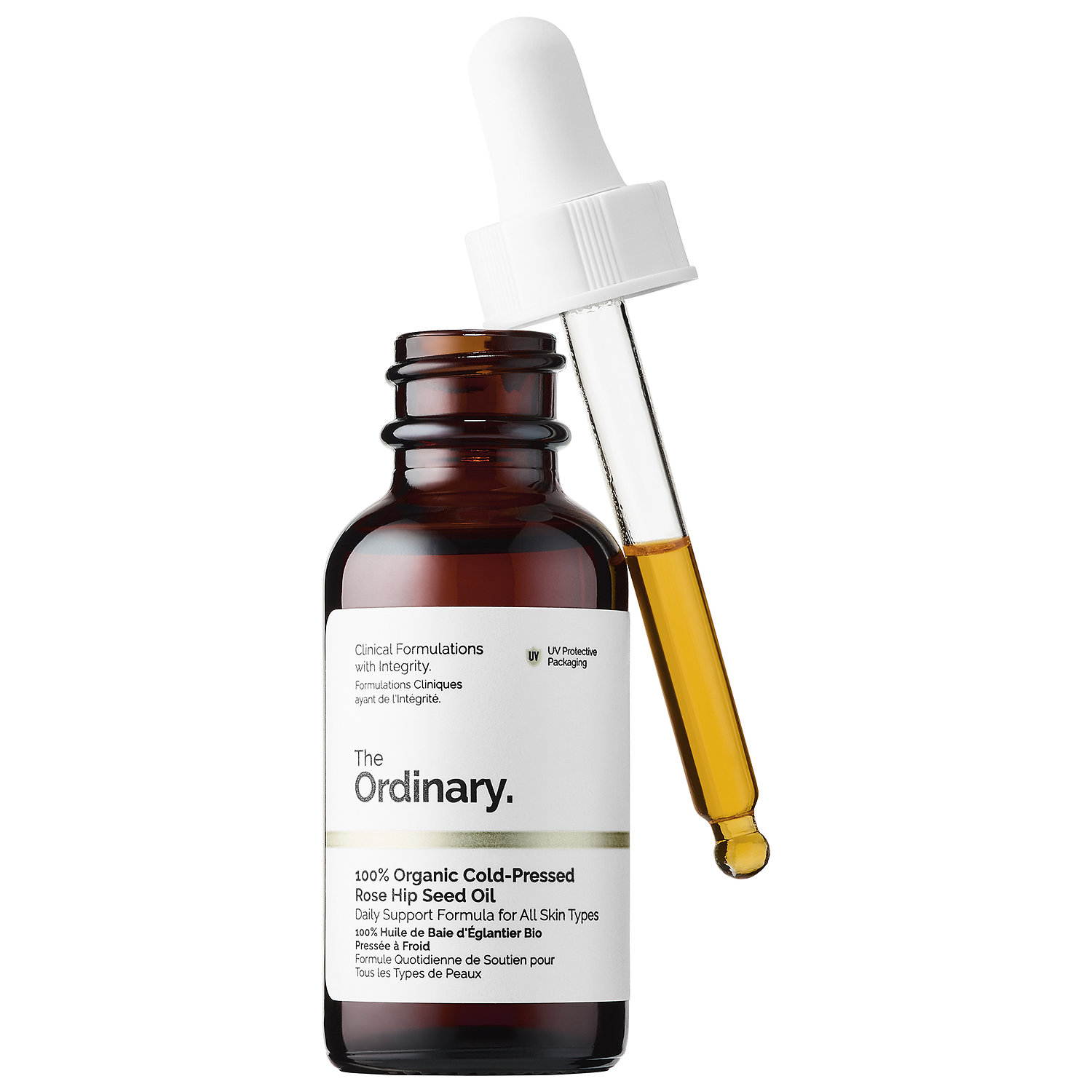 100% Organic Cold-Pressed Rose Hip Seed Oil - The Ordinary | Sephora