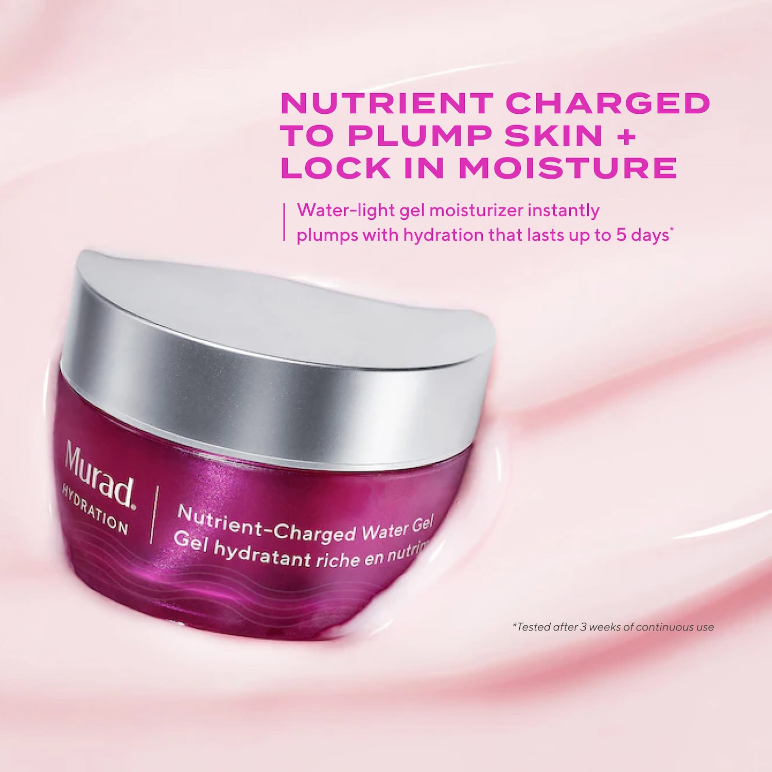 Лёгкий увлажняющий водный гель Murad Nutrient-Charged с пептидами — фото 2