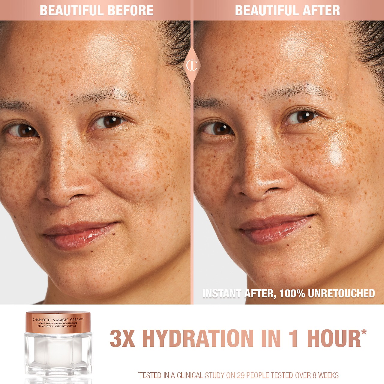 Charlotte Tilbury Magic Cream Moisturizer with Hyaluronic Acid The Summit