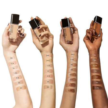 Dior Foundation Color Chart