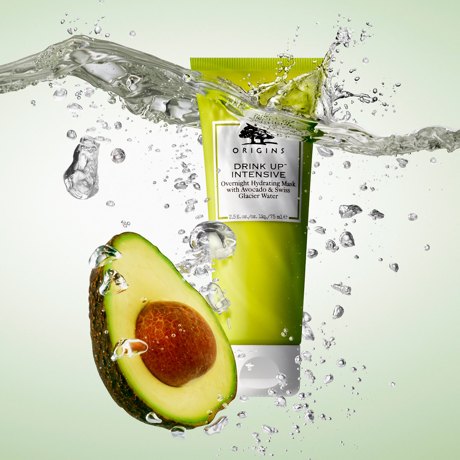 à¸à¸¥à¸à¸²à¸£à¸à¹à¸à¸«à¸²à¸£à¸¹à¸à¸�à¸²à¸à¸ªà¸³à¸«à¸£à¸±à¸ Origins Drink Up Intensive Overnight Hydrating Mask with Avocado & Swiss Glacier Water 75 ml.