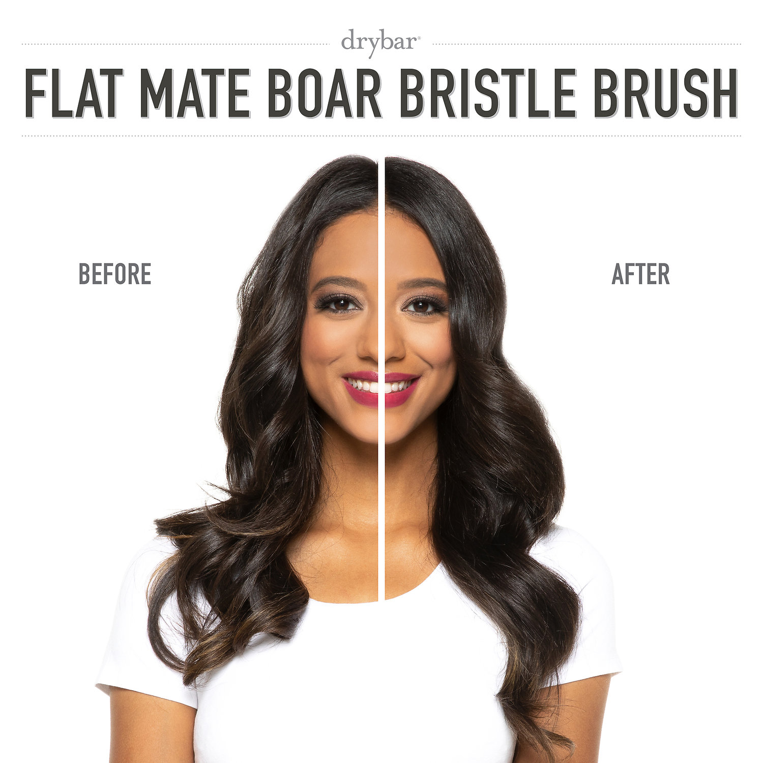 Flat Mate Boar Bristle Brush