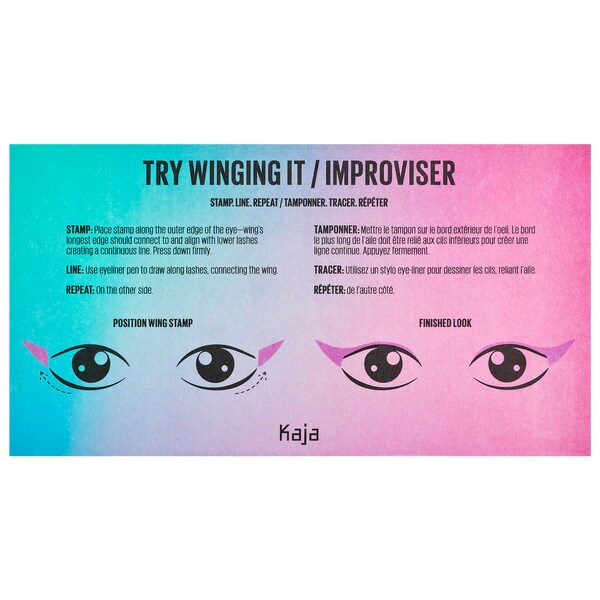 Wink Stamp Wing Eyeliner Stamp & Pen Kaja Sephora