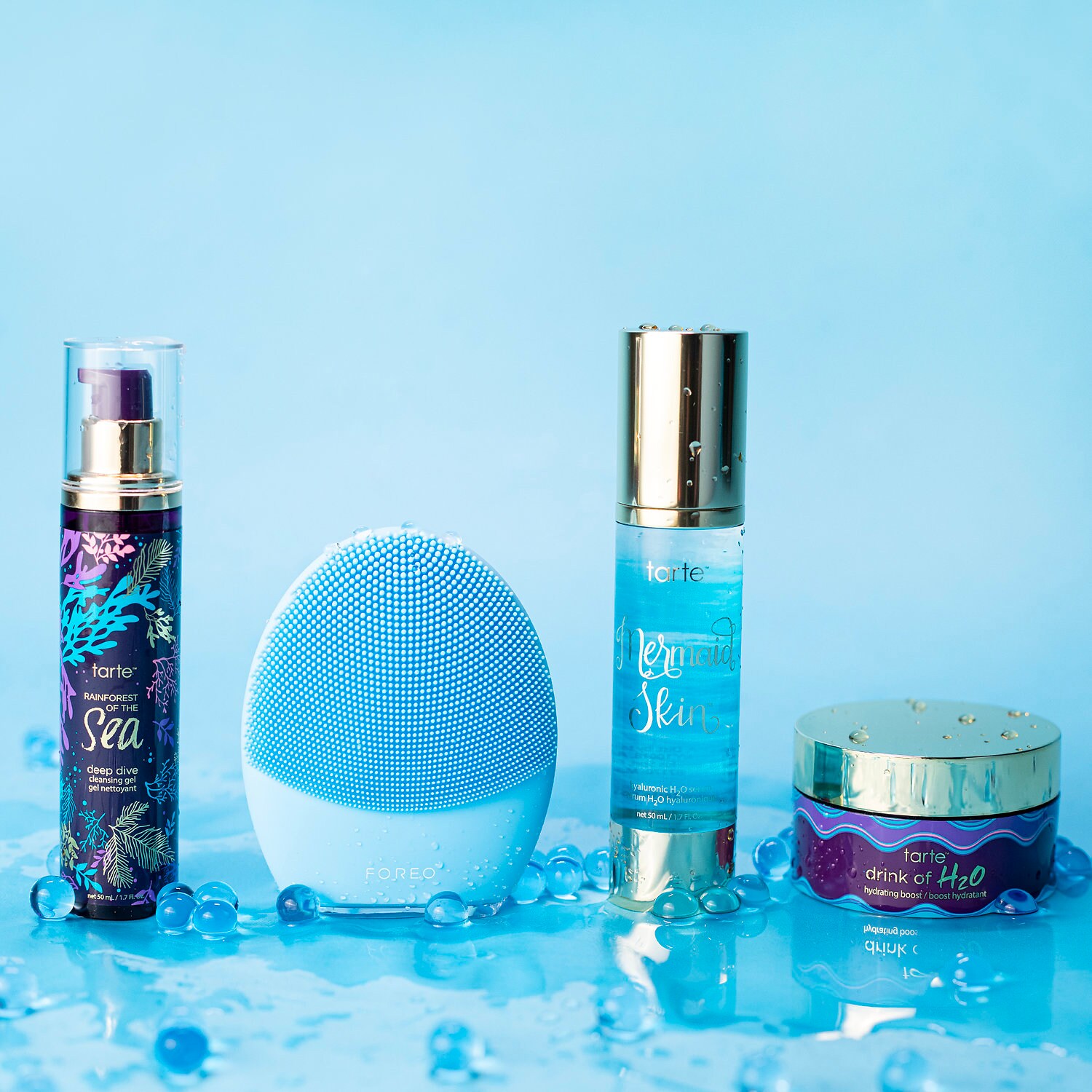 Foreo Featuring Tarte Into The Deep Holiday Hydration Set
