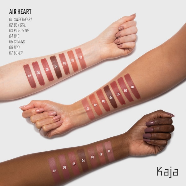 Kaja Air Heart Lightweight Natural Finish Lipstick Image 2