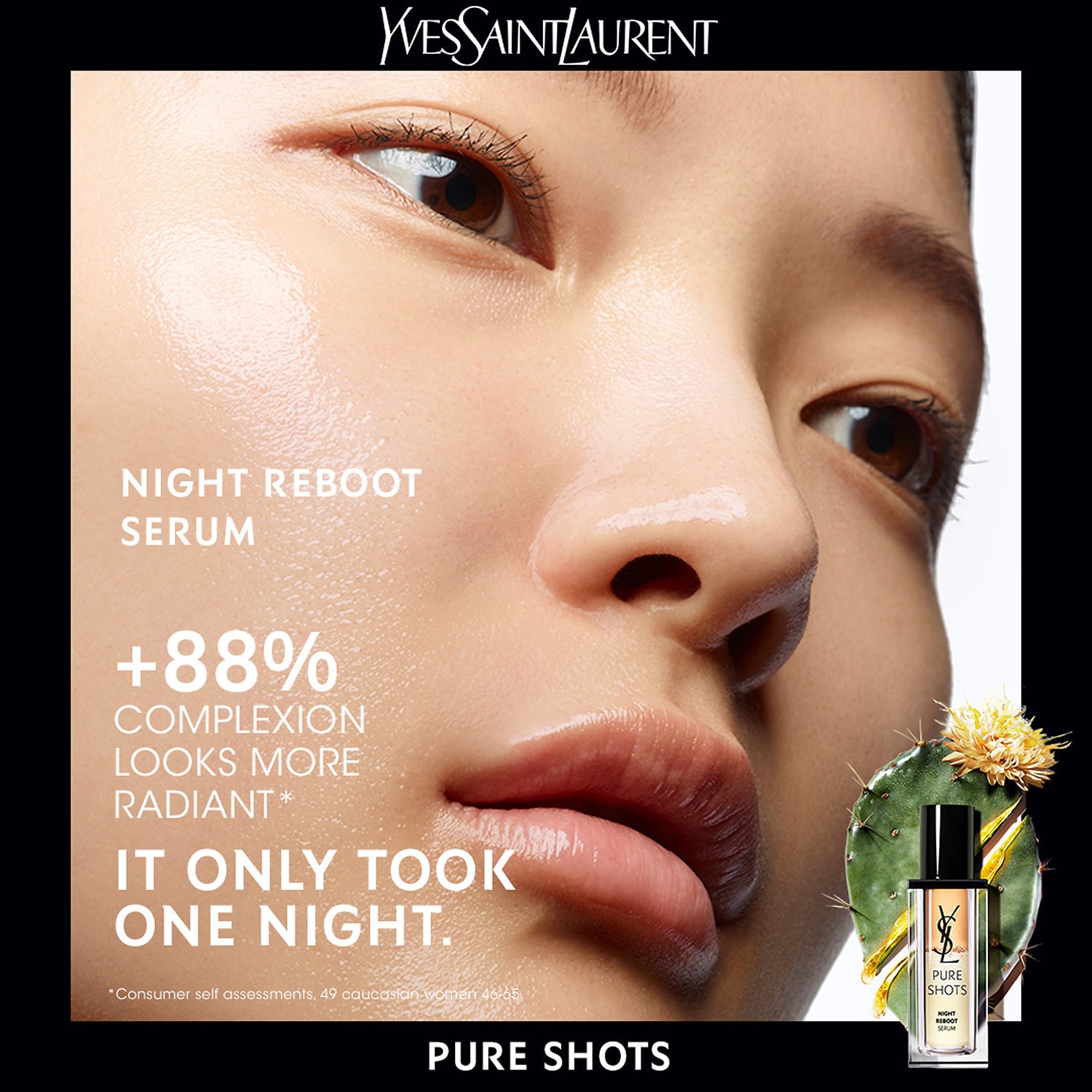 Night Reboot Serum, the best Pure Shots skincare by YSL Beauty