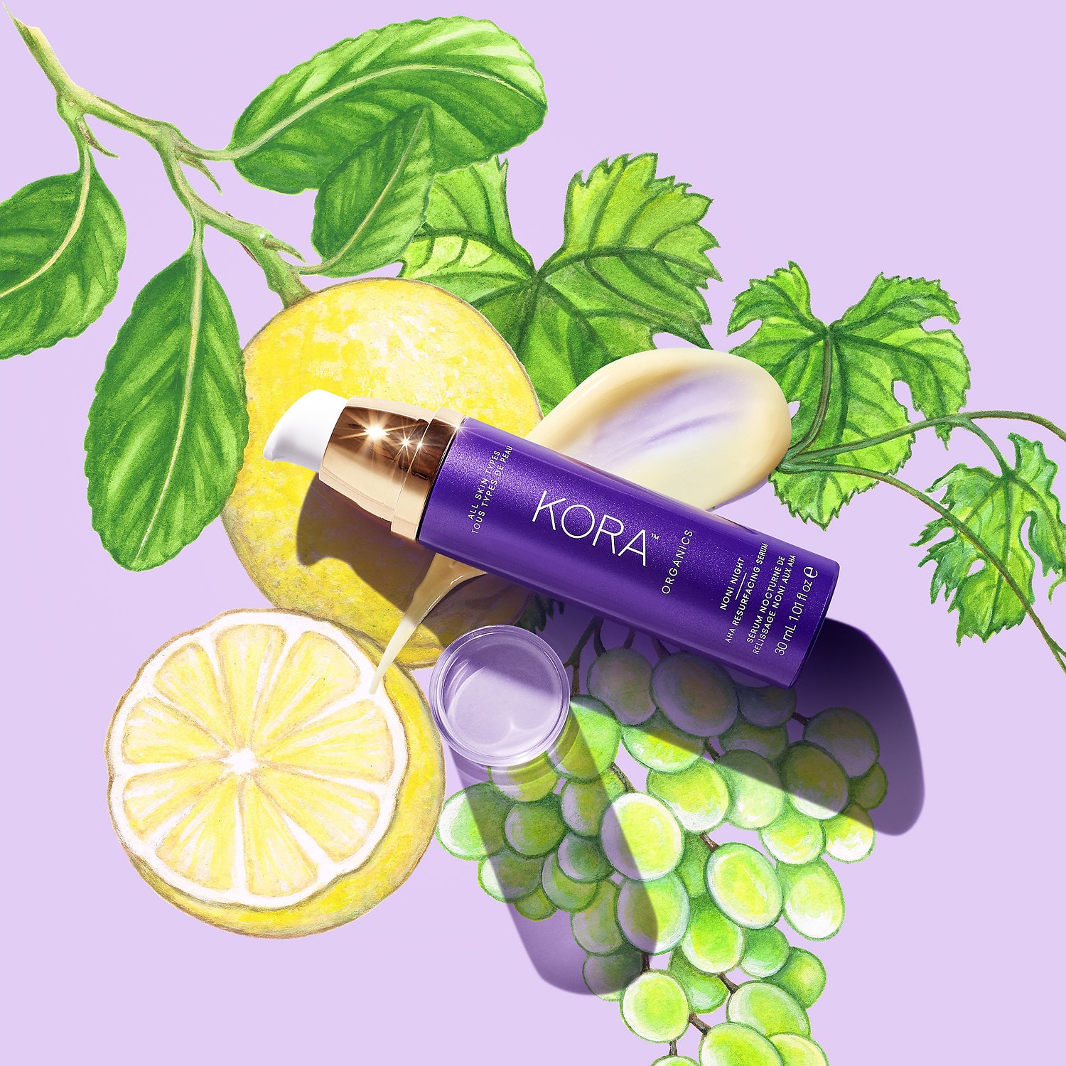 kora noni night serum