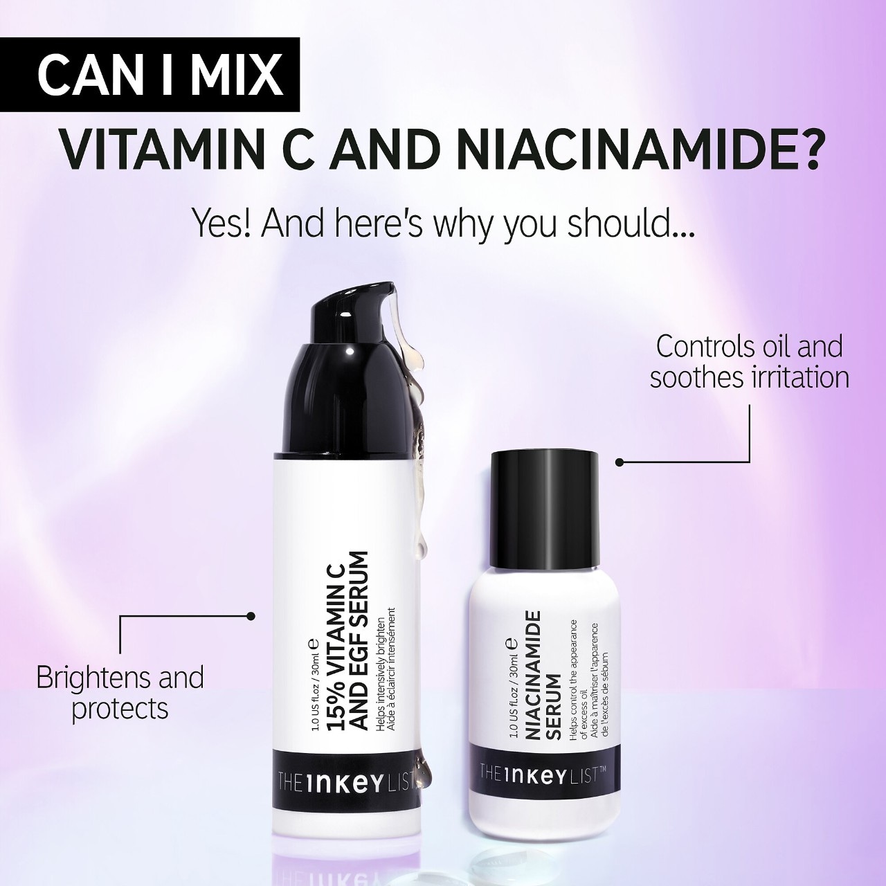 The INKEY List 15 Vitamin C and EGF Brightening Serum Mall of America®