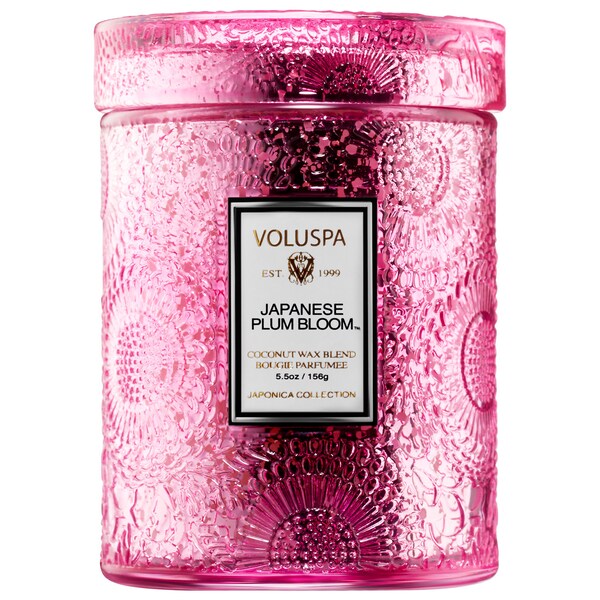 Japanese Plum Bloom Glass Jar Candle VOLUSPA Sephora