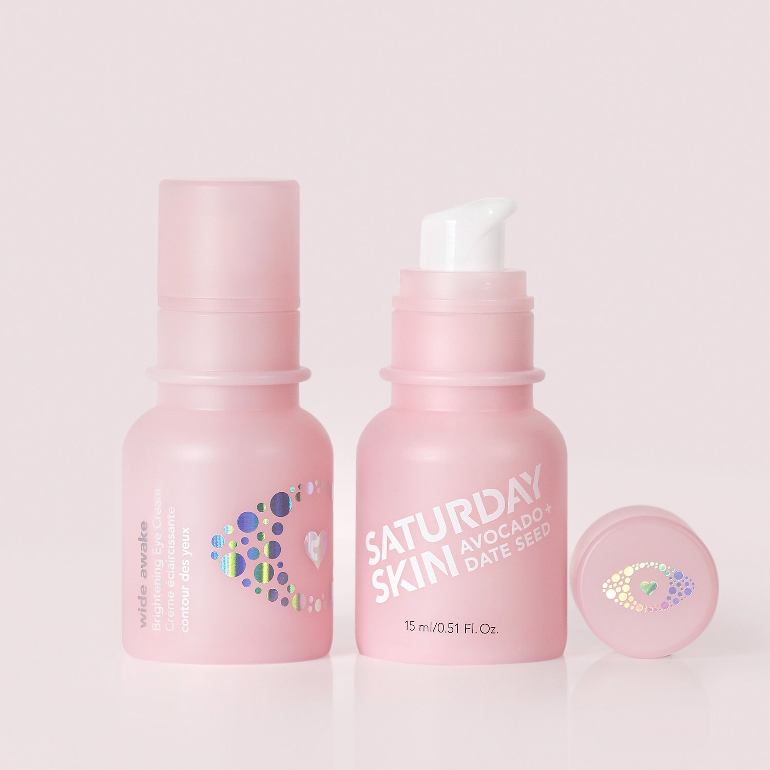 saturday skin wide awake brightening eye cream with avocado