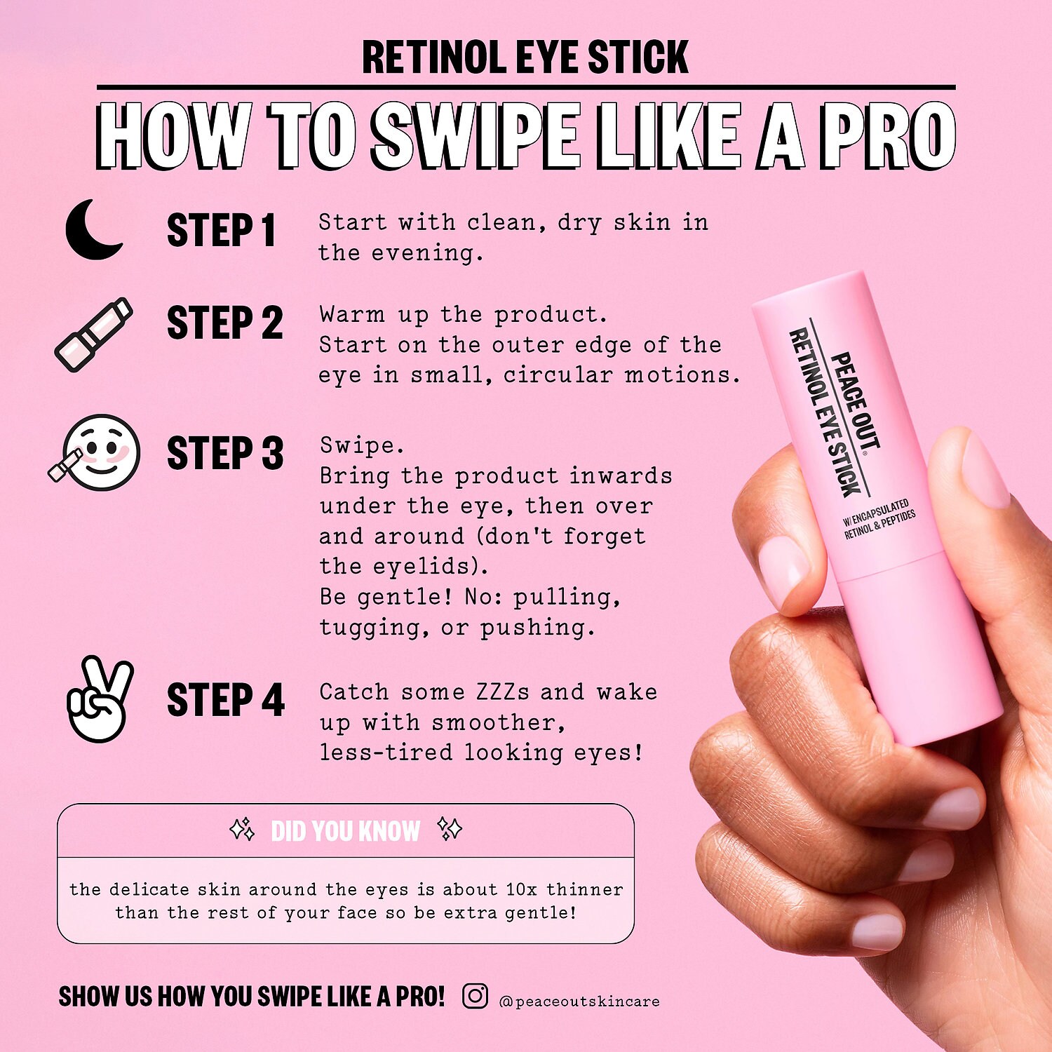 retinol dry skin around eyes