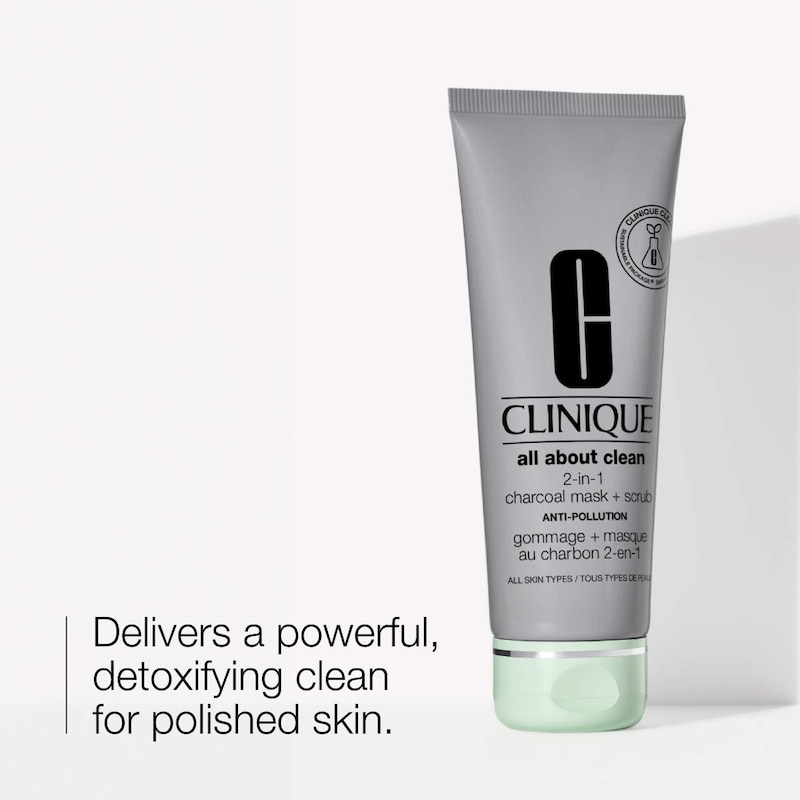 All About Clean™ 2-in-1 Charcoal Face Mask + Scrub Exfoliator thumbnail 2