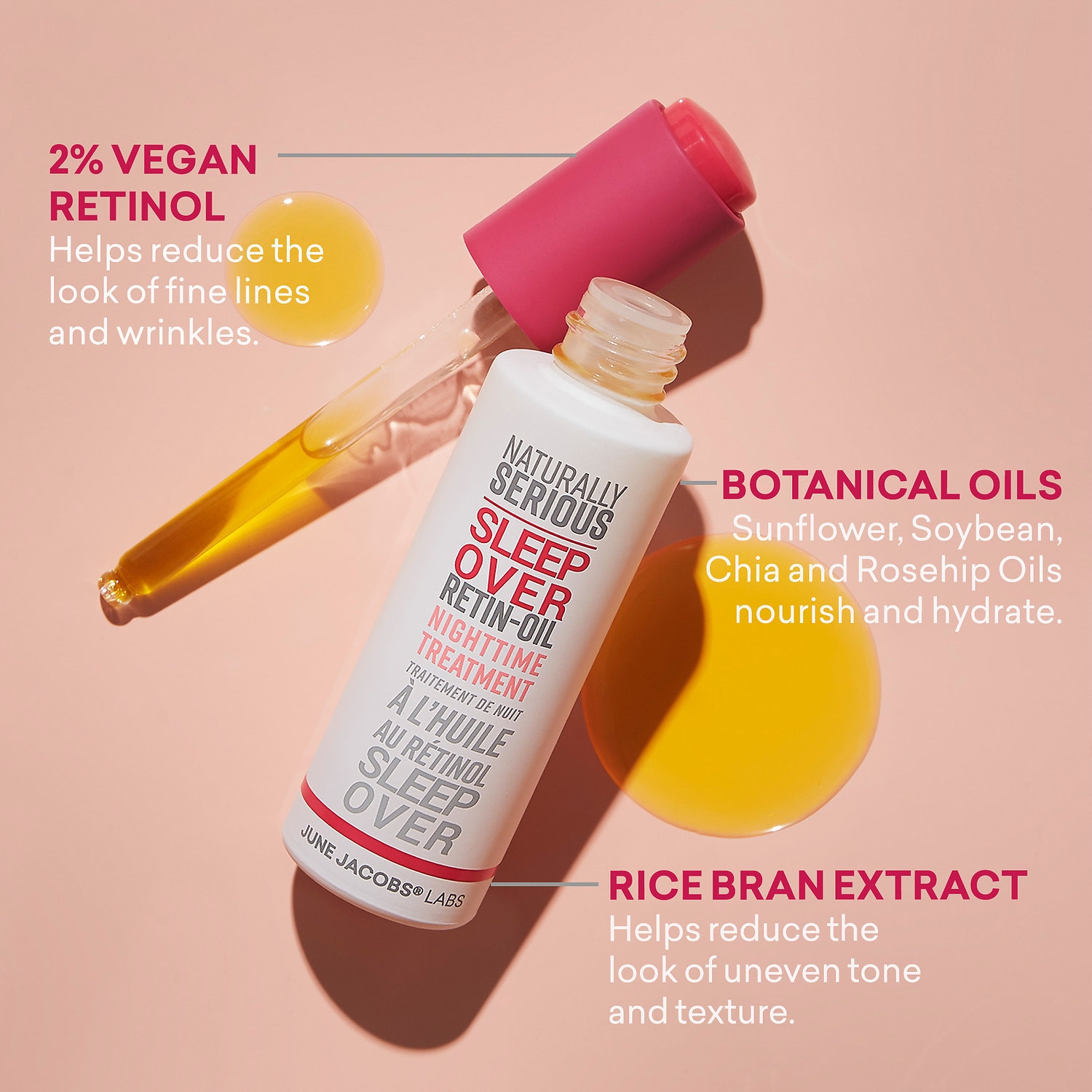 Ночной уход Naturally Serious Sleepover Retin-Oil — фото 2