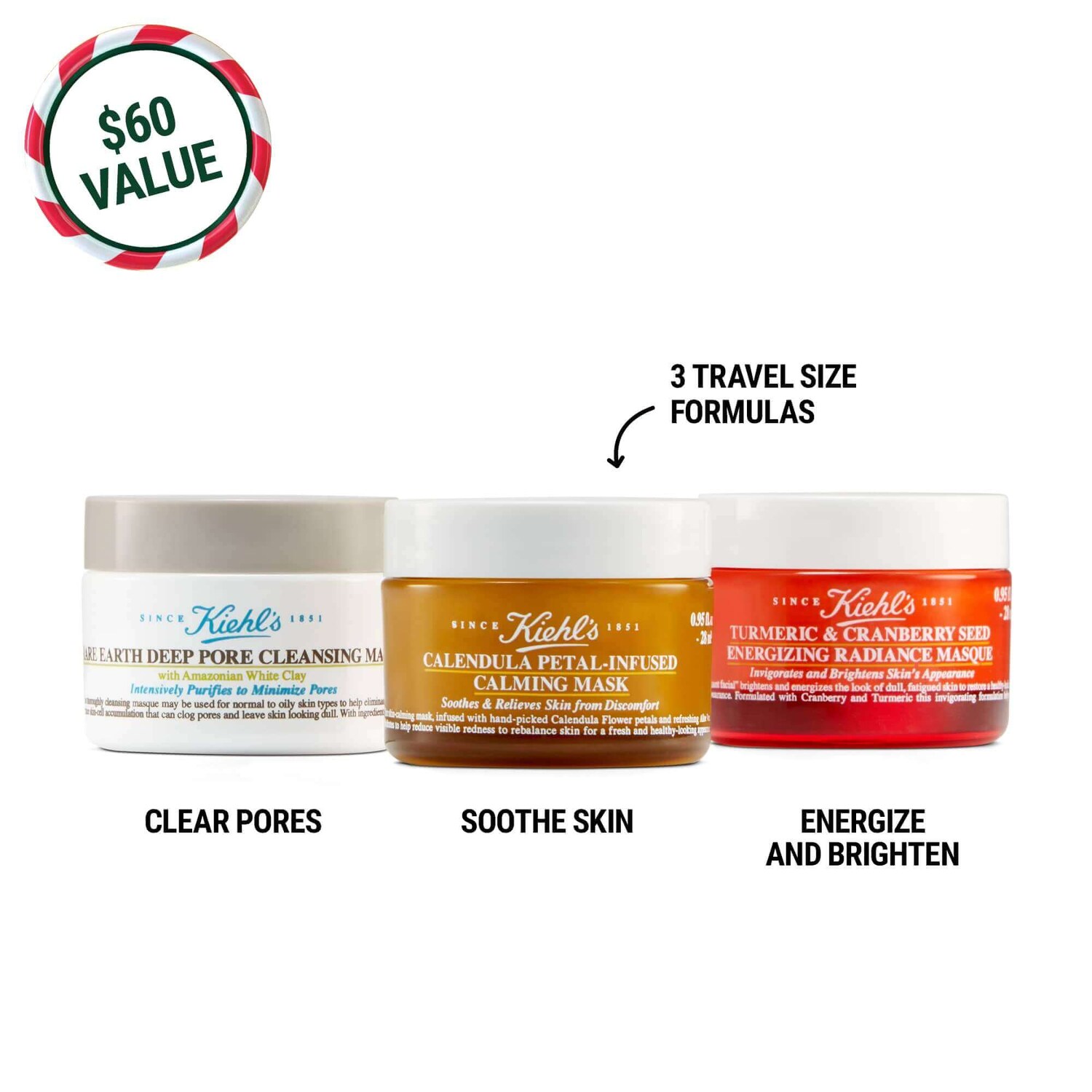 Merry Masking Holiday Gift Set - Kiehl's Since 1851 | Sephora