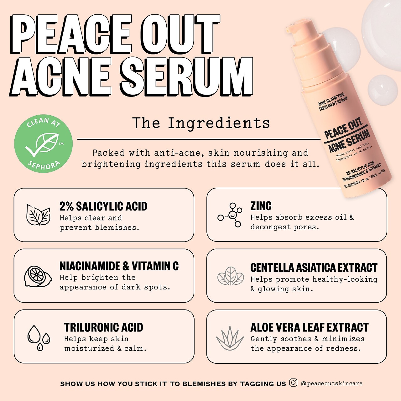 Peace Out Salicylic Acid Acne Treatment Serum Mall of America®