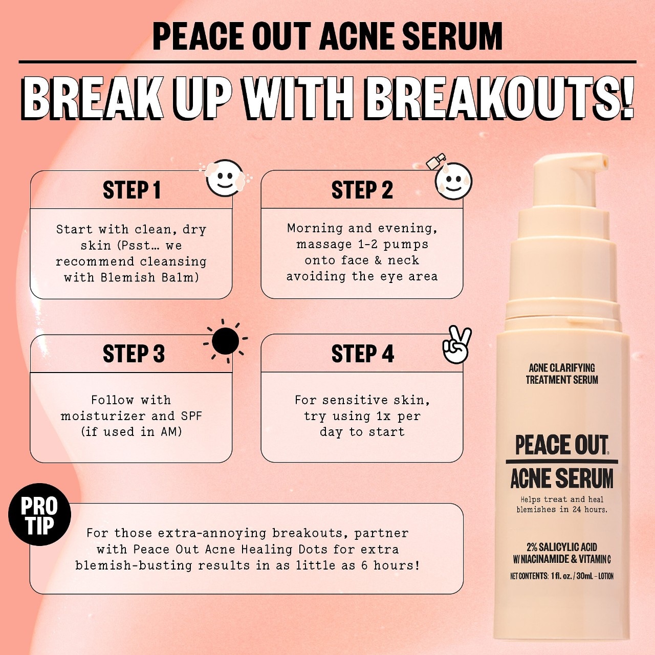 Peace Out Salicylic Acid Acne Treatment Serum Mall of America®