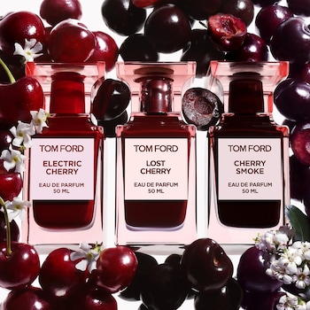 tom ford cherry tobacco Cherry Smoke Eau de Parfum Fragrance with Saffron & Smoky Woods - TOM FORD