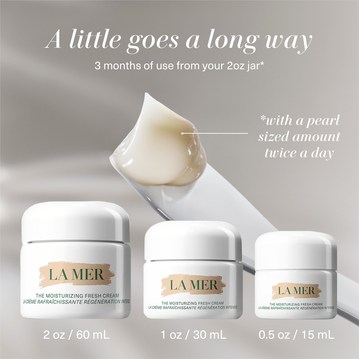 Увлажняющий свежий крем для чистоты и упругости кожи La Mer The Moisturizing Fresh Cream — фото 2