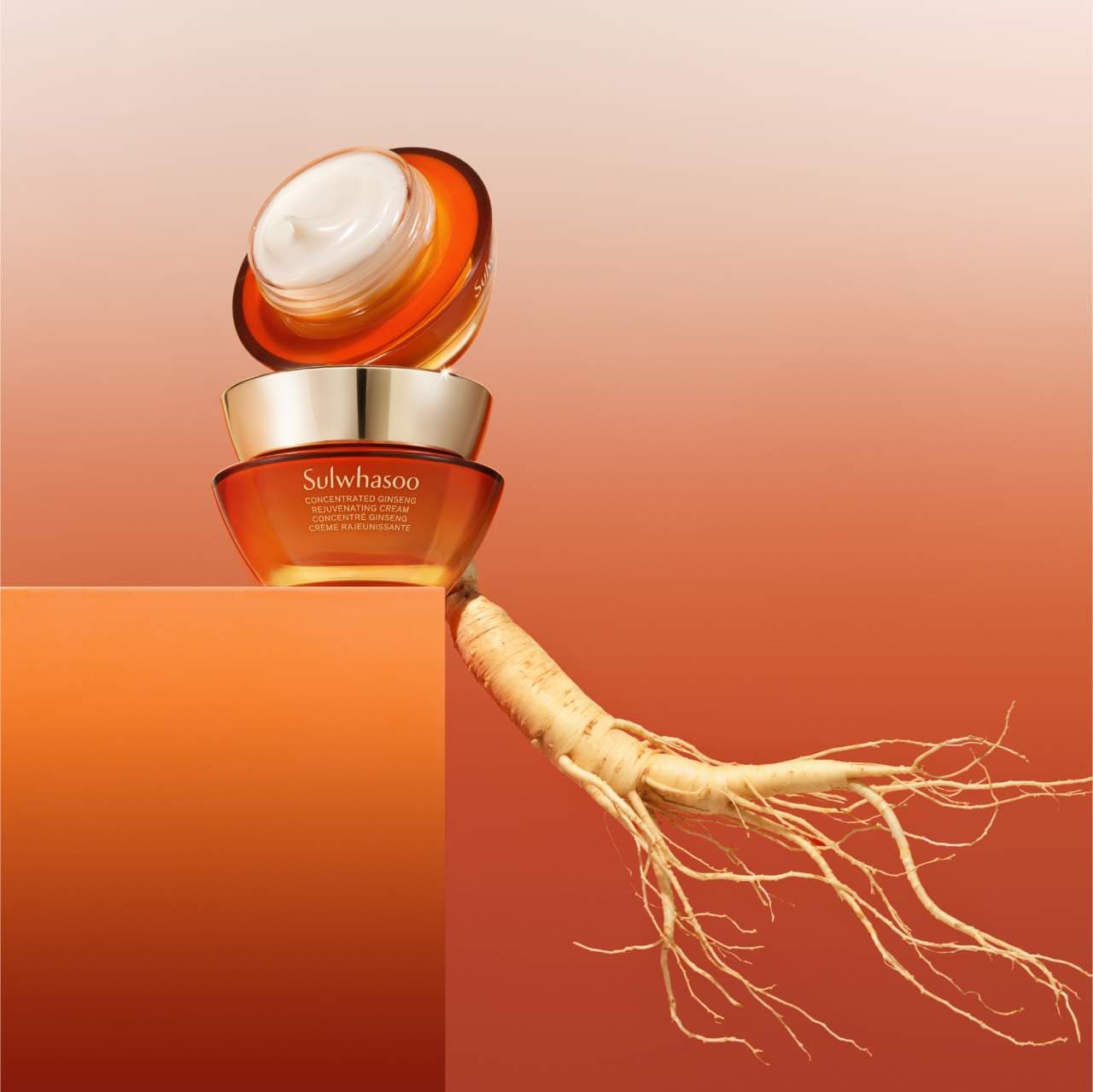 Омолаживающий антивозрастной крем Sulwhasoo Concentrated Ginseng с женьшенем — фото 2