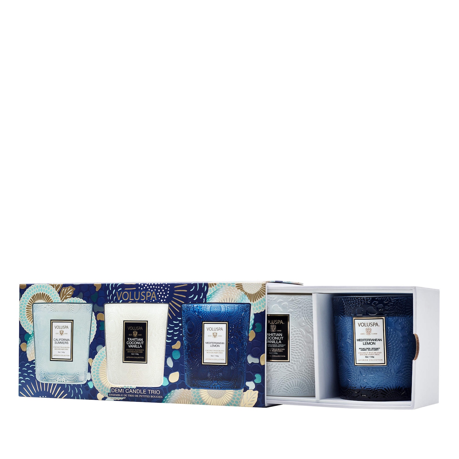 サンキューパックセット　ボルメテウス Coastal Getaway Demi Trio Candle Set - VOLUSPA | Sephora