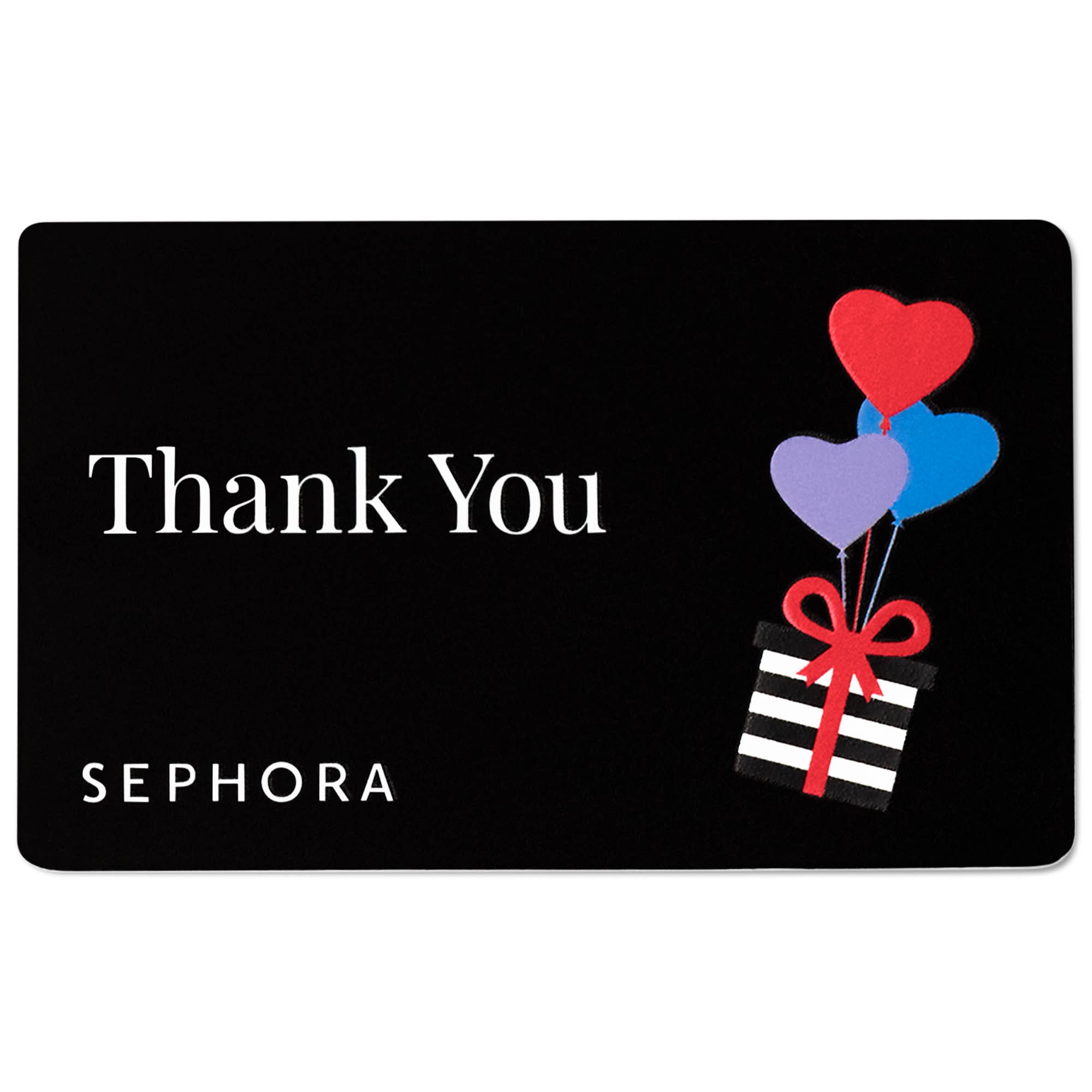Sephora Collection Thank You Gift Card $200 In Black