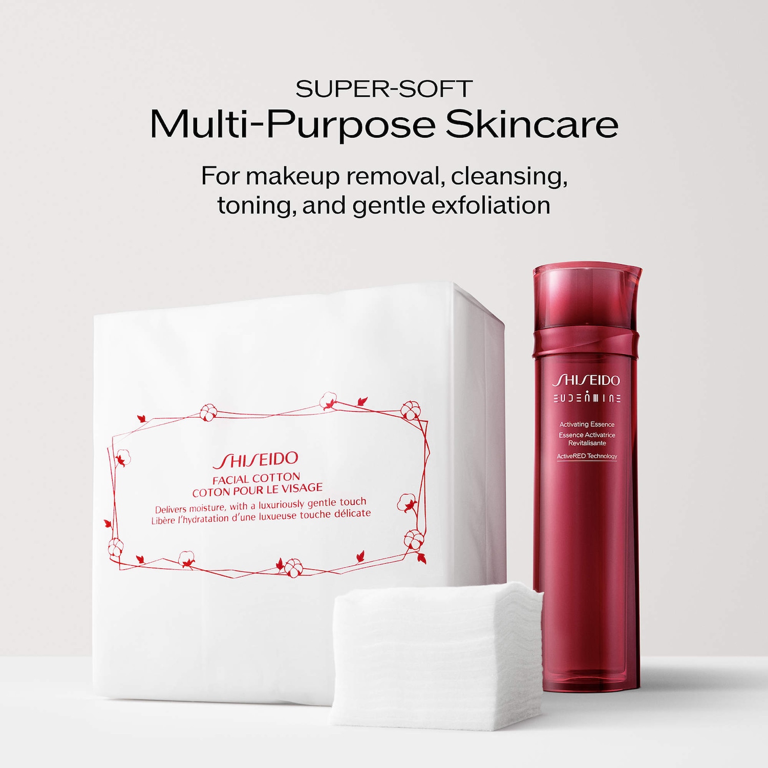Facial Cotton - Shiseido | Sephora