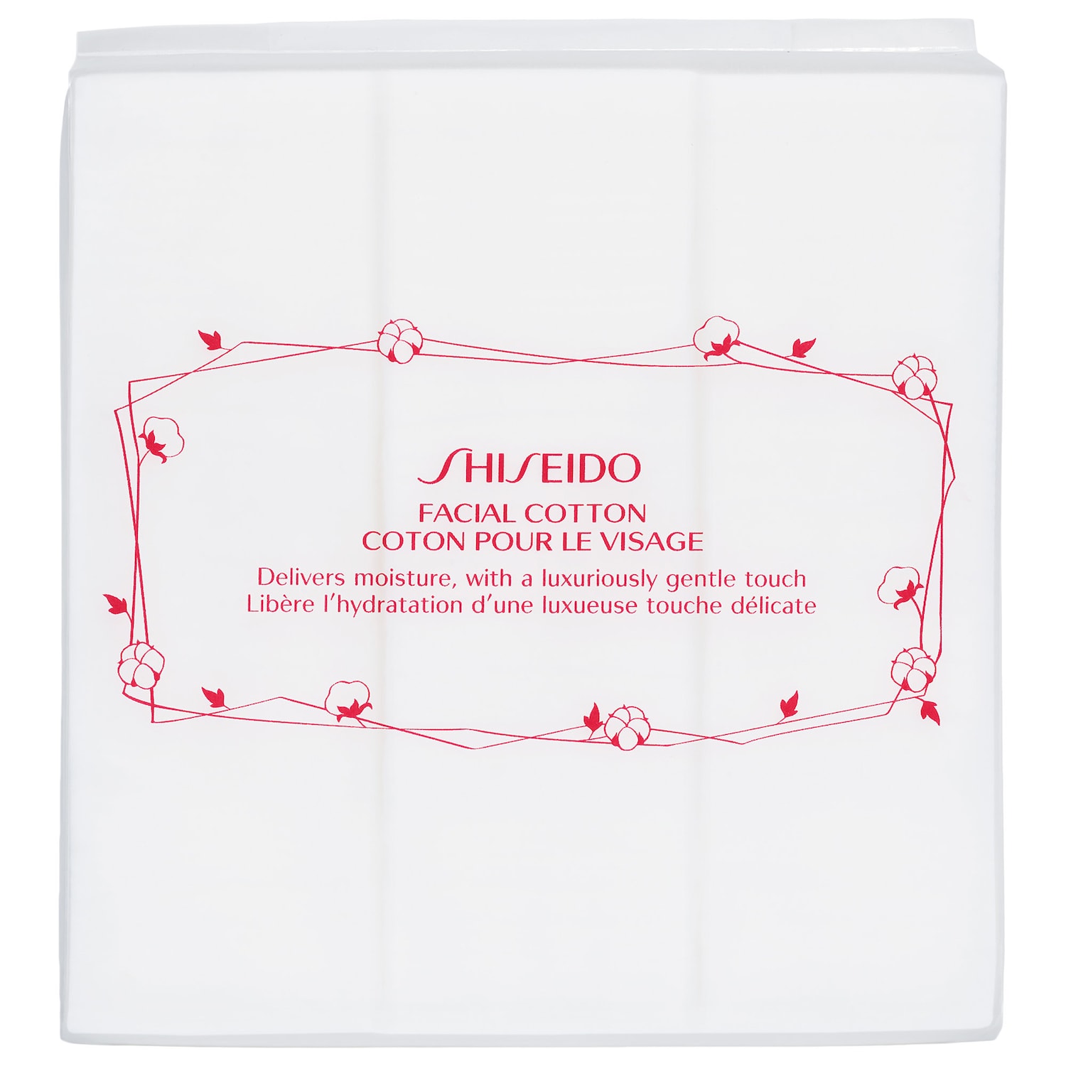 Мягкие косметические салфетки из 100% натурального хлопка Shiseido — фото 1