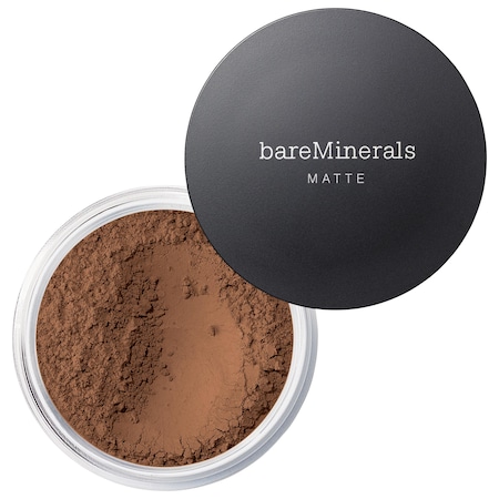 BAREMINERALS ORIGINAL LOOSE MATTE TALC-FREE POWDER MINERAL FOUNDATION SPF 15 GOLDEN DEEP 28 0.2 OZ/ 6 G