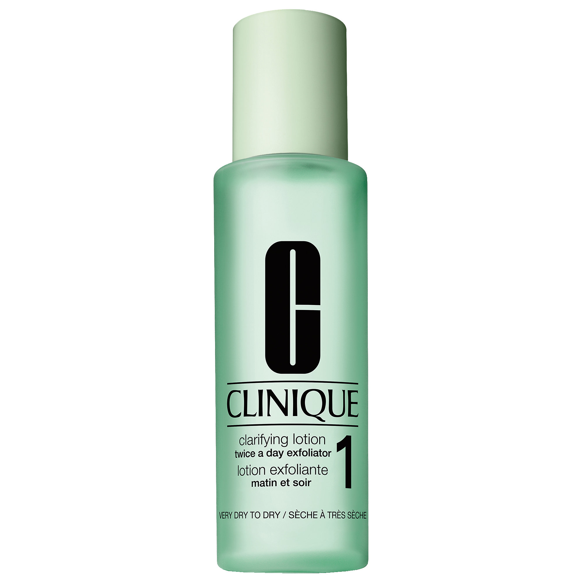 CLINIQUE Clarifying Face Lotion 1 Toner for Gentle Exfoliation of Dry Skin oz/ mL