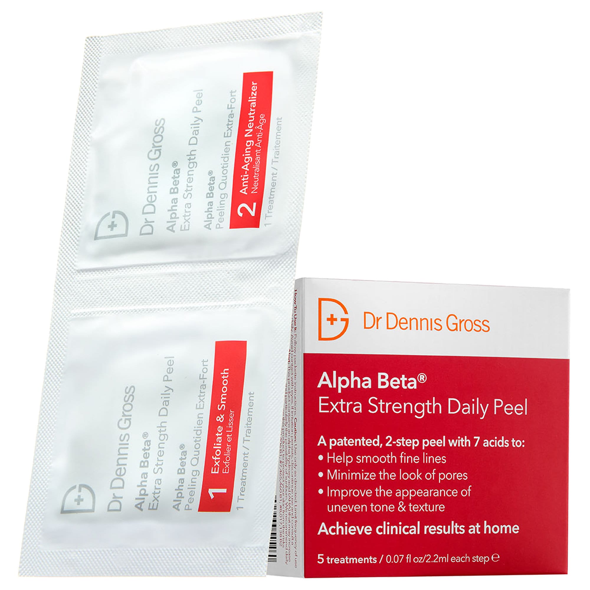 Dr. Dennis Gross Skincare Mini Alpha Beta® Extra Strength Daily Peel Pads 5 Treatments