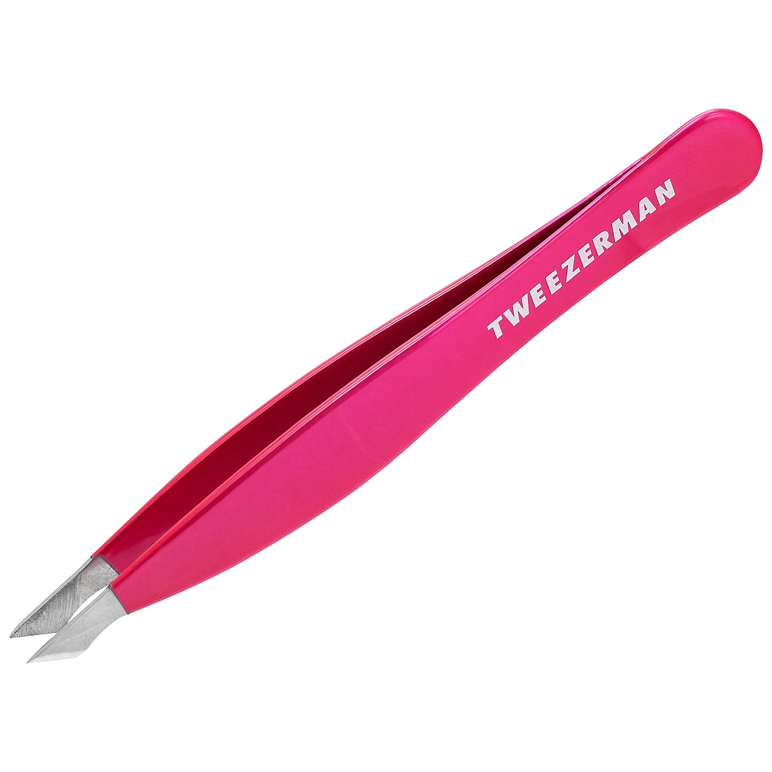 Пинцет с заострённым скошенным кончиком Tweezerman Pink Perfection — фото 1