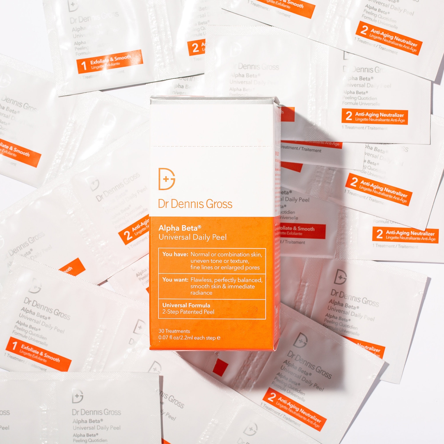Универсальные ежедневные пилинг-пэды Dr. Dennis Gross Skincare Alpha Beta с AHA/BHA — фото 3