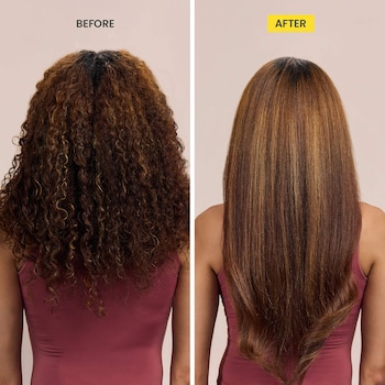 Hair Before And Frizzy Hair After Blow Drying Air Drying How To