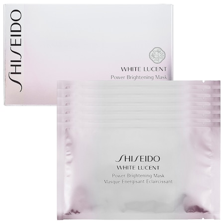 Shiseido White Lucent Power Brightening Mask 6 X 0.91 oz Sheets/ 6 X 26 ml Sheets
