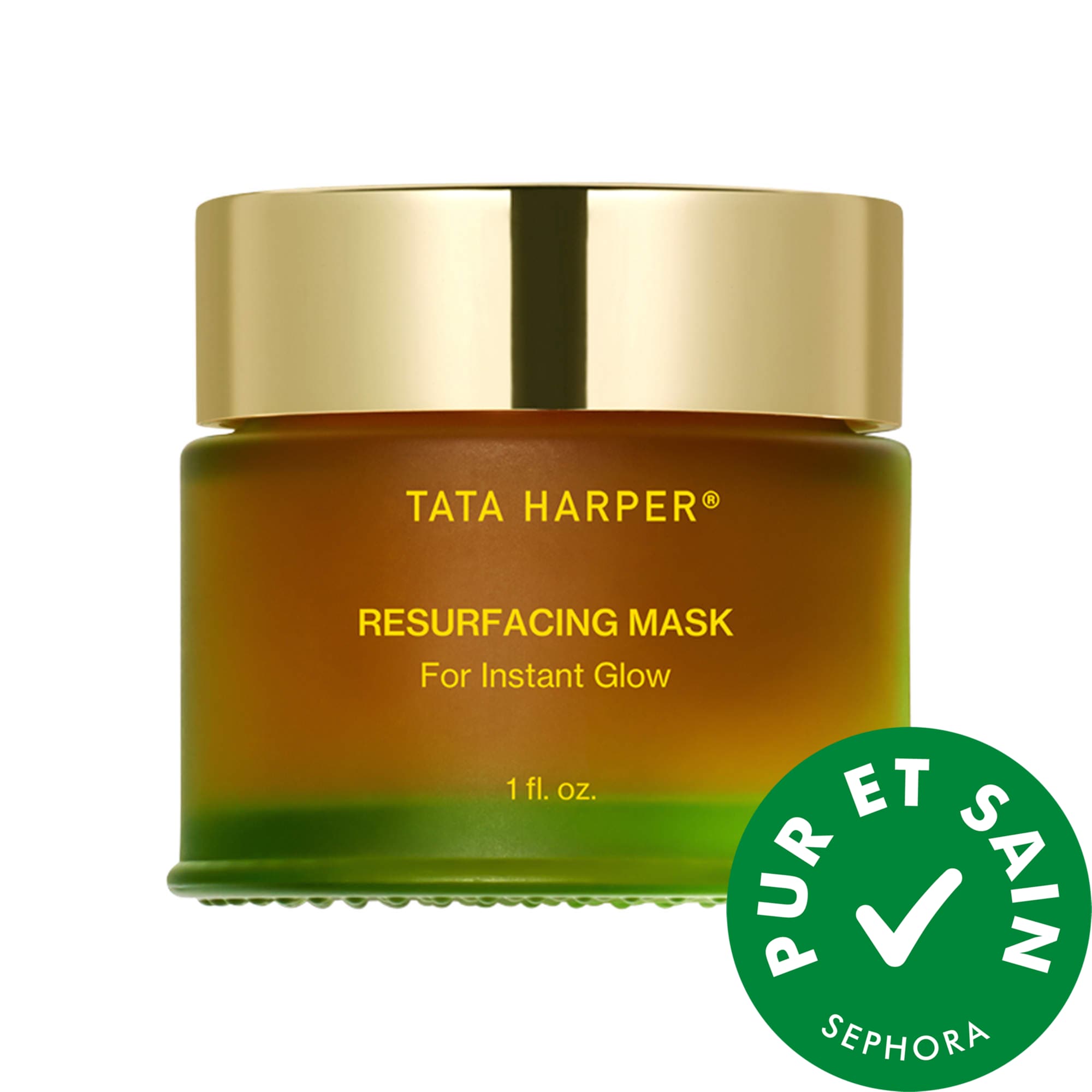 Tata Harper Masque resurfaçant aux BHA pour illuminer et camoufler les taches pigmentaires. 1 oz/ 30 mL