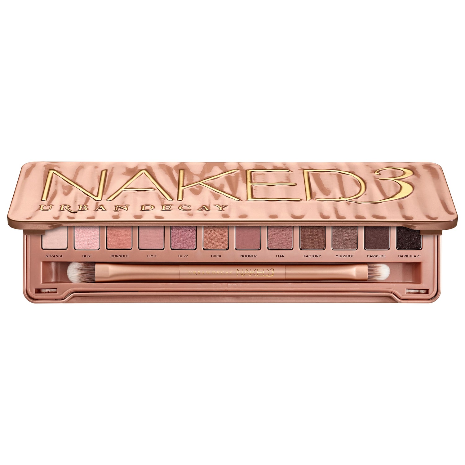 Палетка теней Urban Decay Naked3 Soft Pink — фото 1