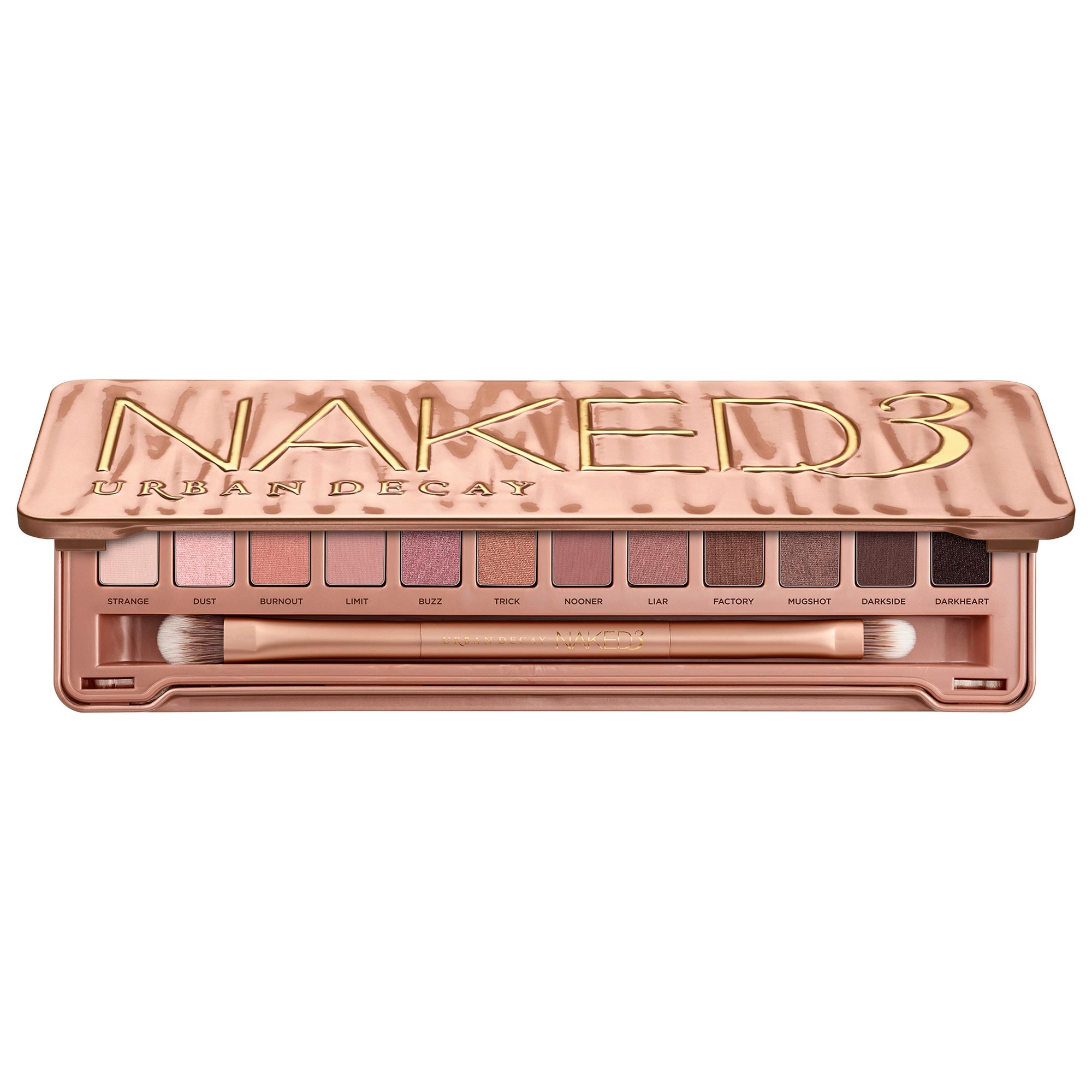 Urban Decay Naked3 Soft Pink Eyeshadow Palette Naked3 12 x 0.05 oz/ 1.41 g