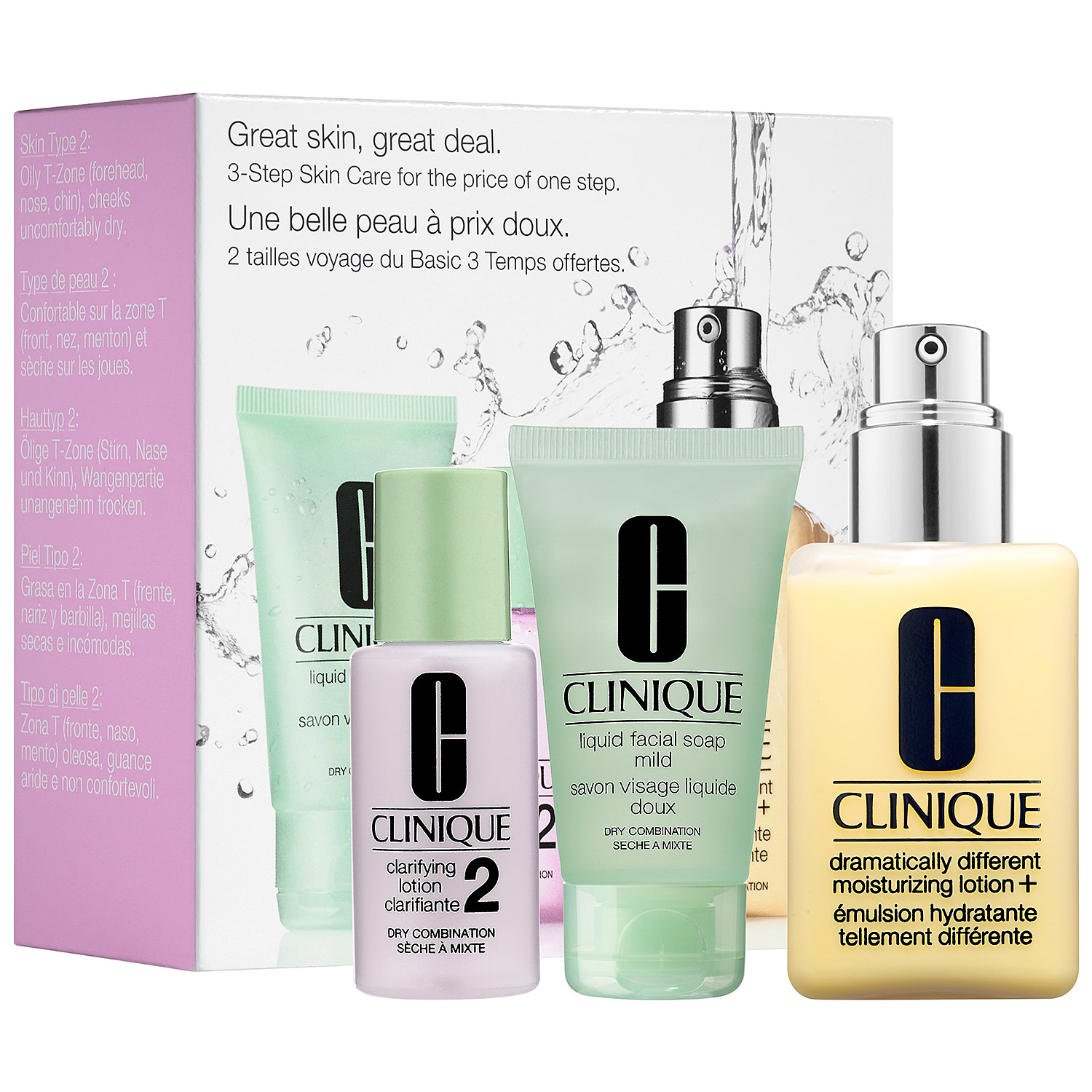 Thumbnail of CLINIQUE Great Skin, Great Deal Skincare Set for Dry Combination Skin