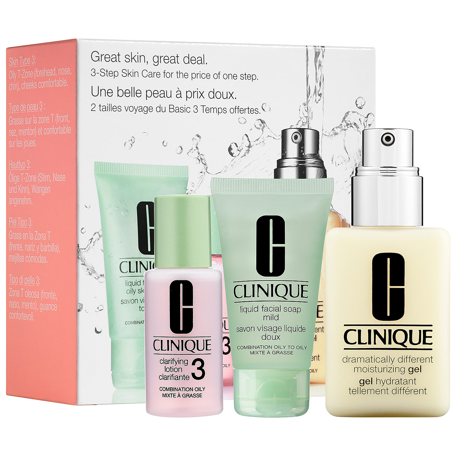 Barry Rode datum solo Great Skin, Great Deal Set for Combination Oily Skin - CLINIQUE | Sephora