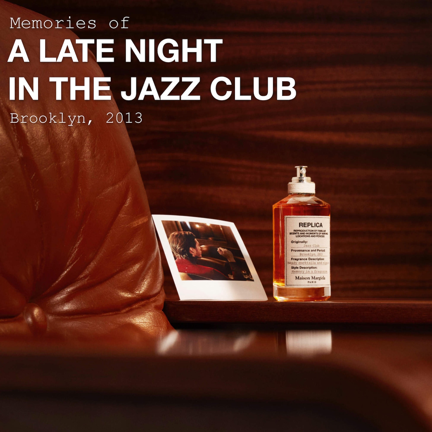 'REPLICA' Jazz Club Eau de Toilette with Tobacco Leaf, Pink Pepper, and Rum