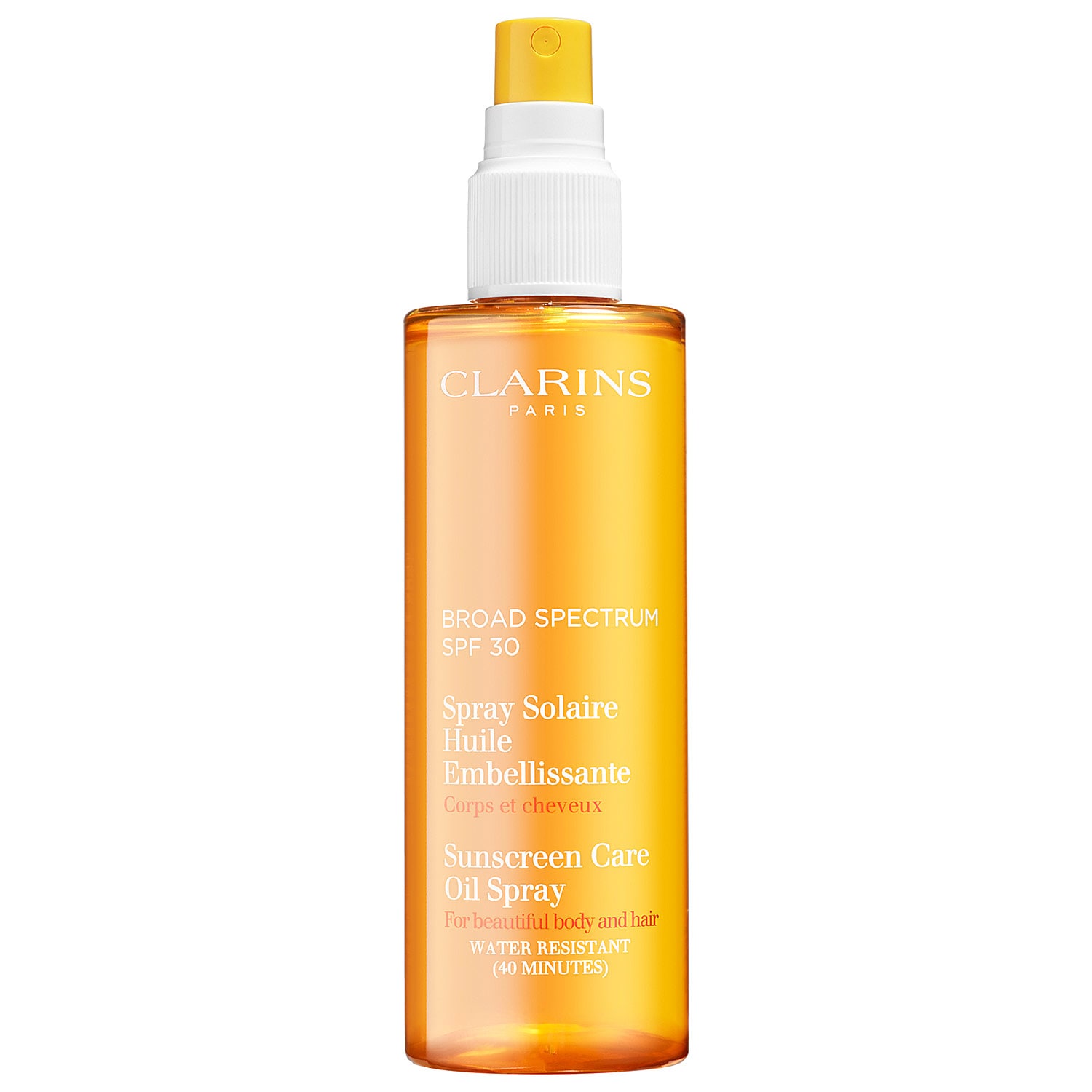 Image result for clarins sun care oil spray