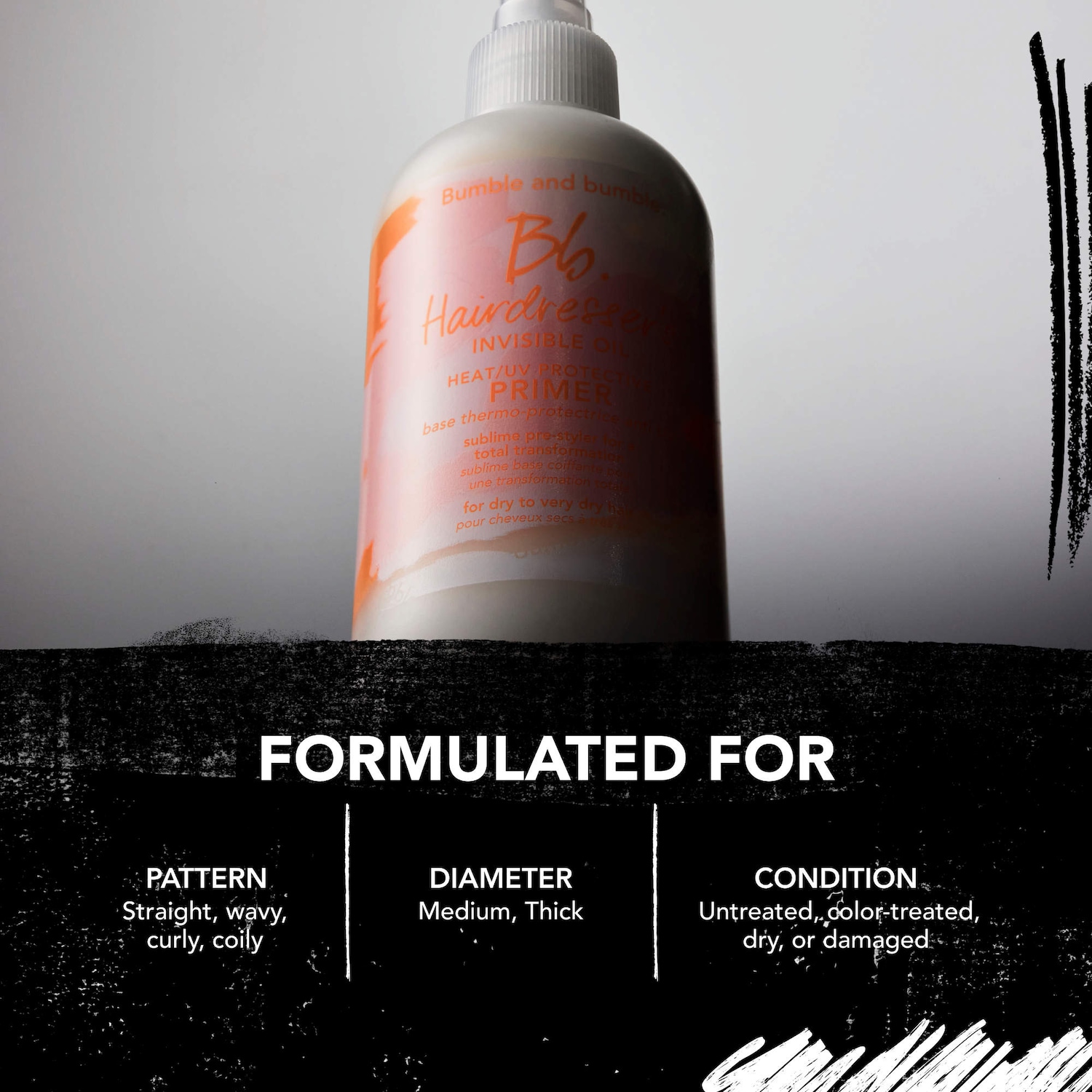 Hairdresser’s Invisible Oil Heat Protectant Leave Conditioner Primer