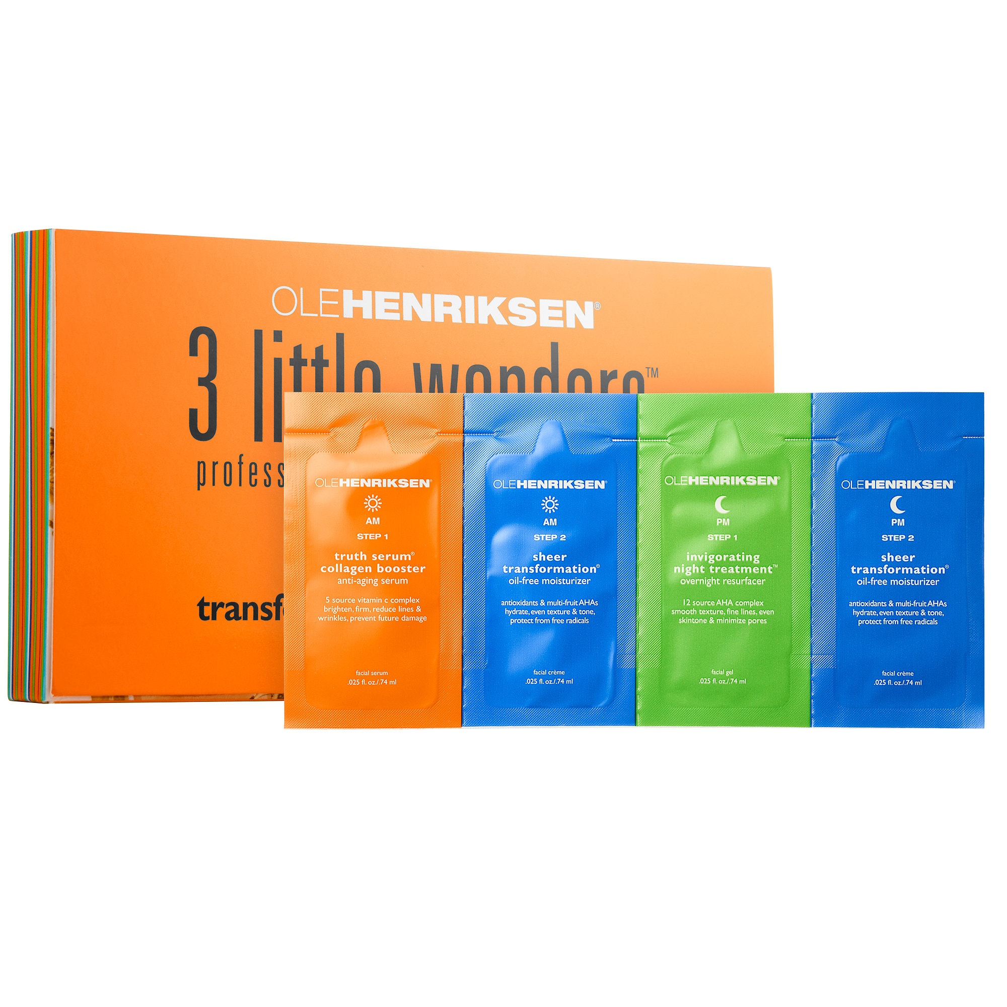 3 Little Wonders 7 day sample set - OLEHENRIKSEN | Sephora