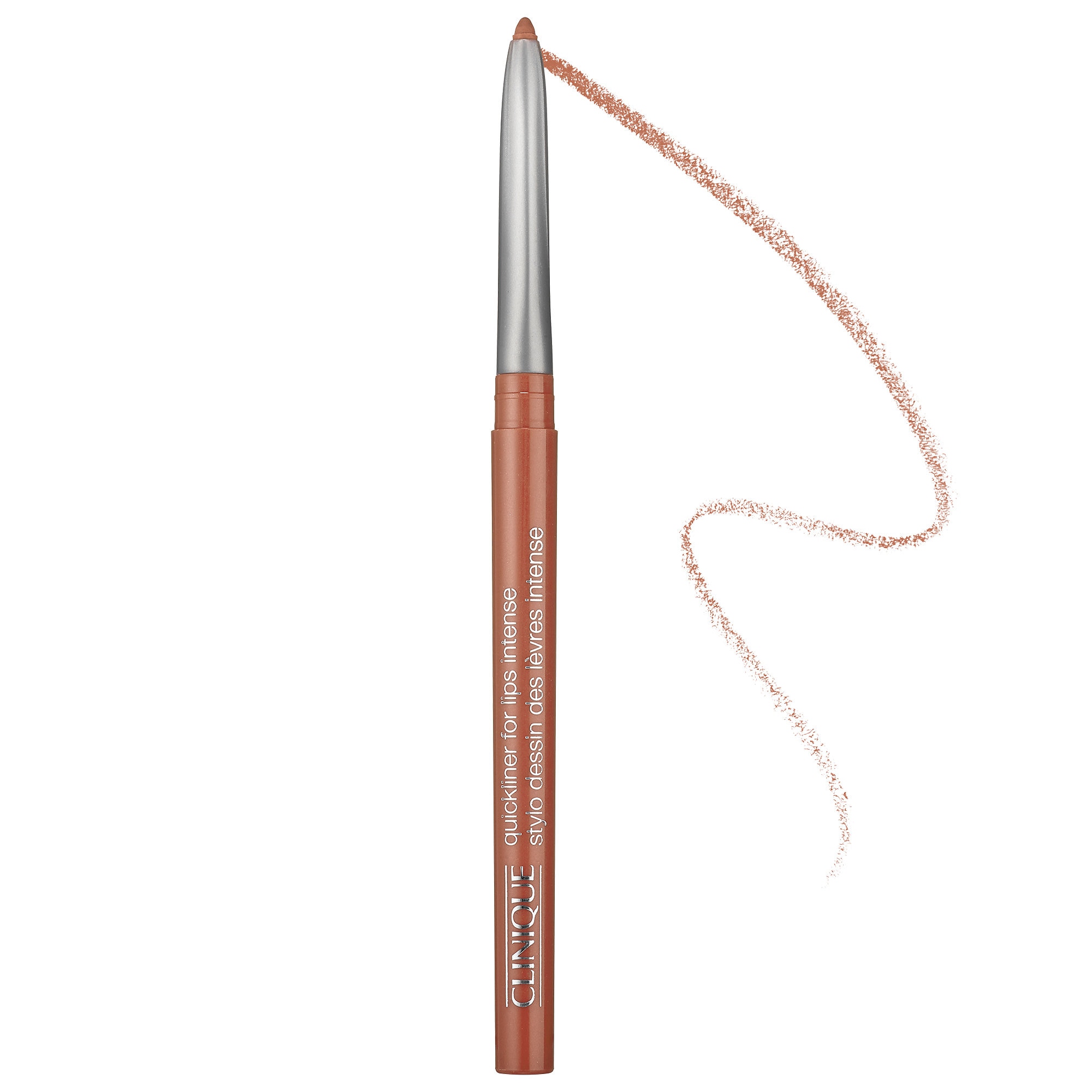 Clinique - Quickliner for Lips Intense in Intense Sassafras | 11 Nude Lip Liners We’d Bare It All For, check it out at http://makeuptutorials.com/nude-lip-liners/