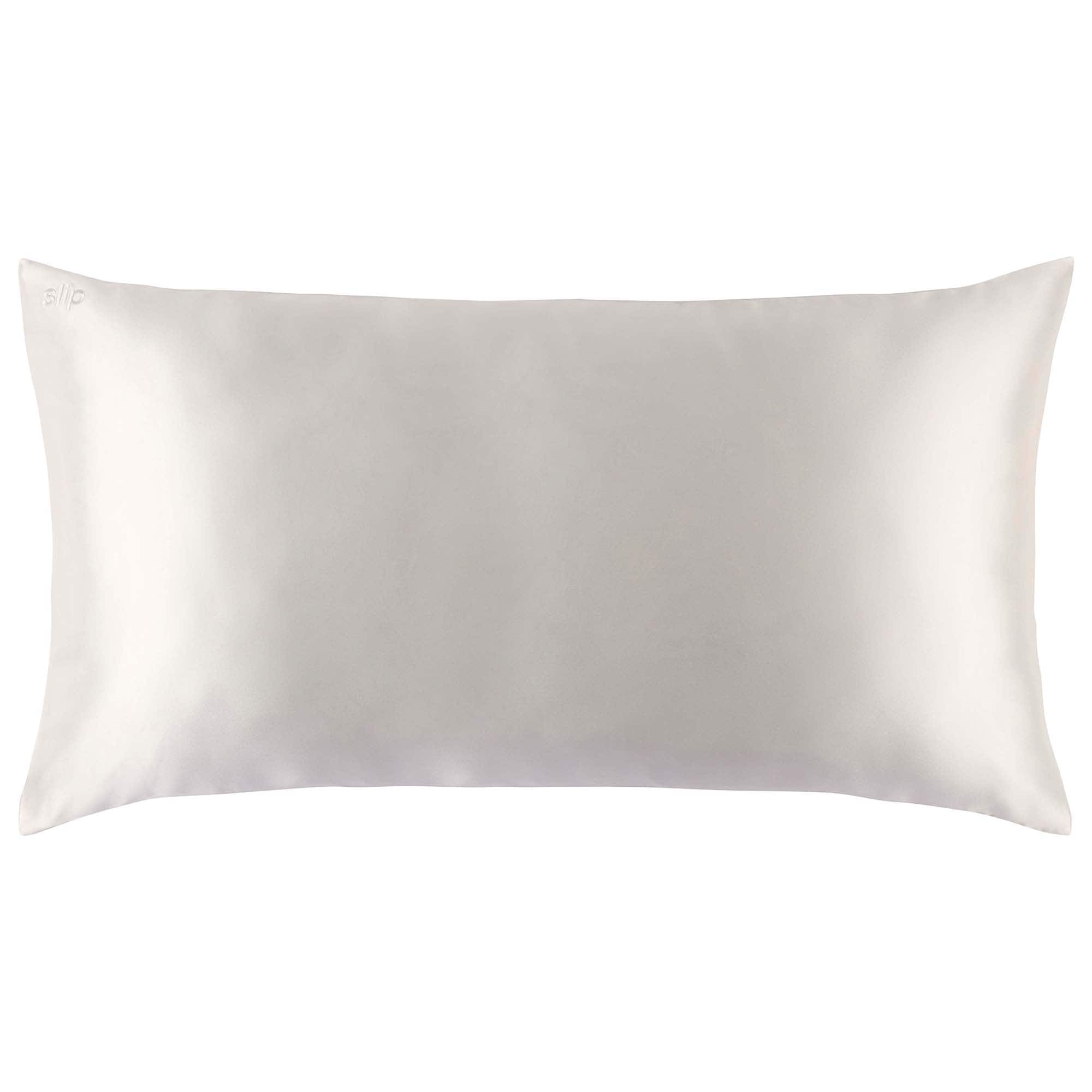 Slip Silk Pillowcase - King White/Off-white