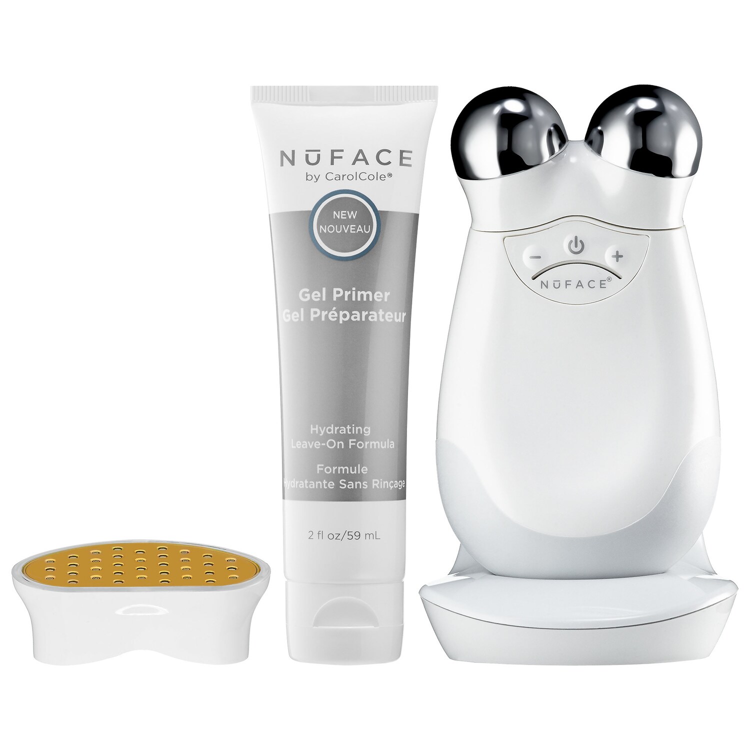 Набор NuFACE Trinity: тонизирующий прибор для лица с насадкой против морщин — фото 1